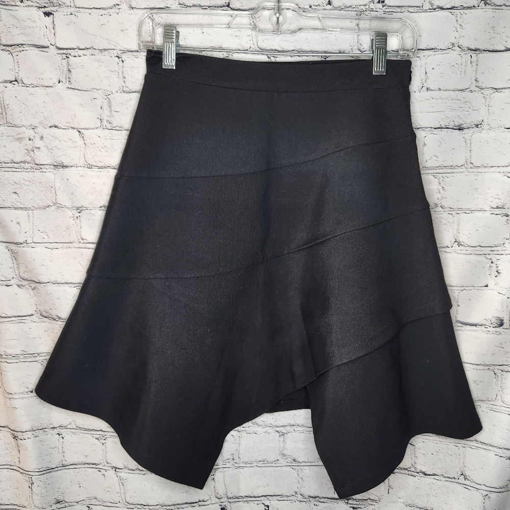 Maeve Anthropologie Black Tiered‎ Skirt Size 4